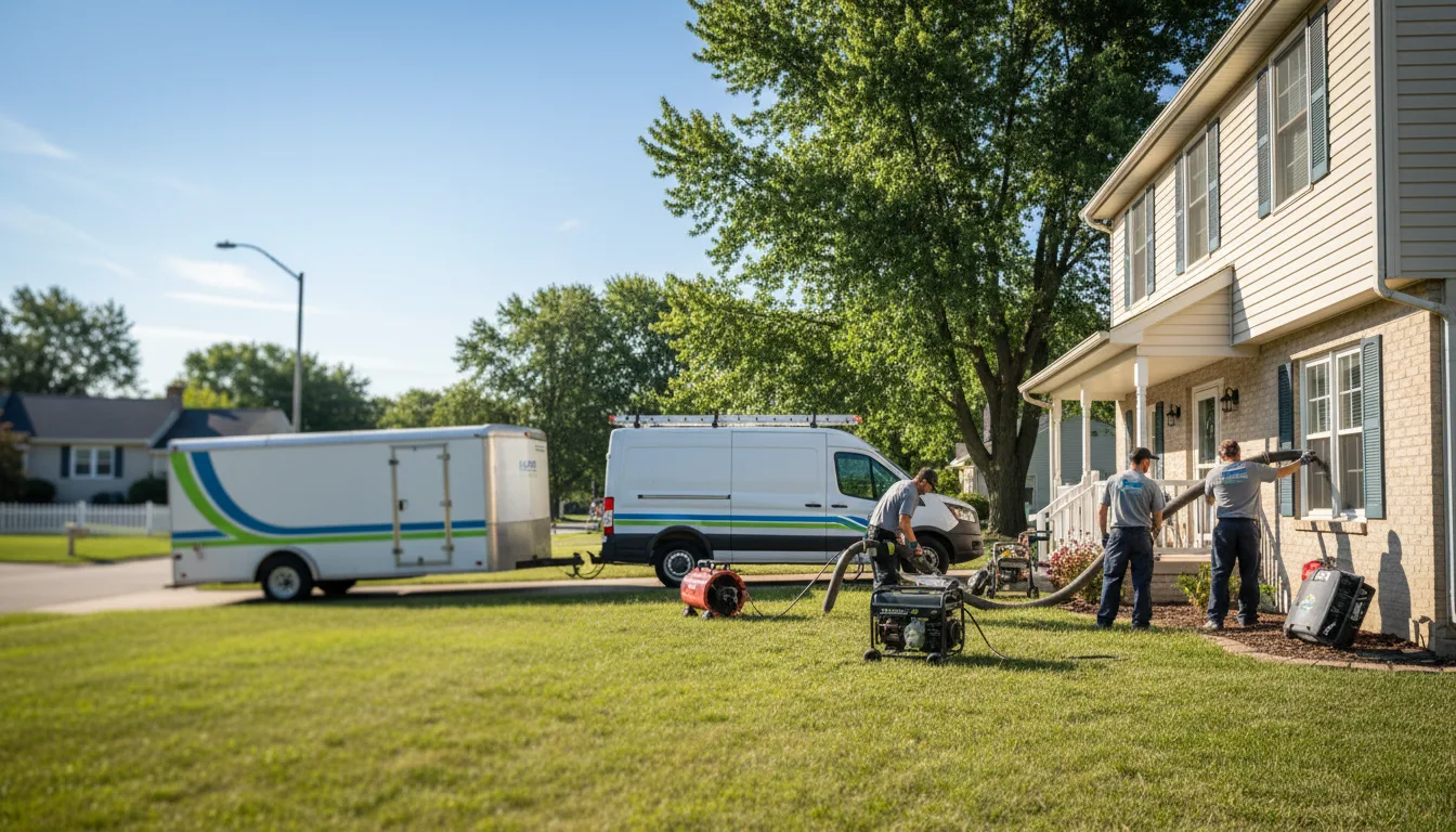 Flooded Basement Restoration And Cleanup With Repair in Mount Morris, NY near me